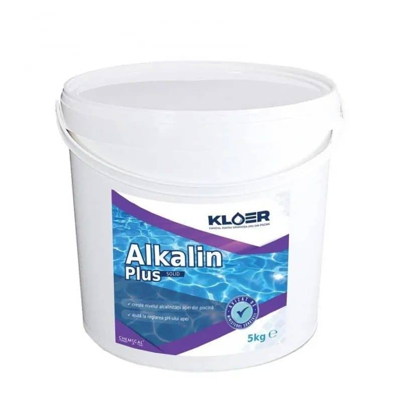 Corector de alcalinitate solid Alkalin plus pentru piscină Kloer 5kg - Solutii Piscina Premium PiscinEcom