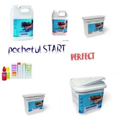 Pachet chimicale pentru piscină PiscinEcom start Summer - Solutii Piscina Premium PiscinEcom